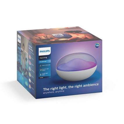 Philips 70104/31/P0 - LED RGB Prigušiva prijenosna lampa CAMELLIA LED/3W75V