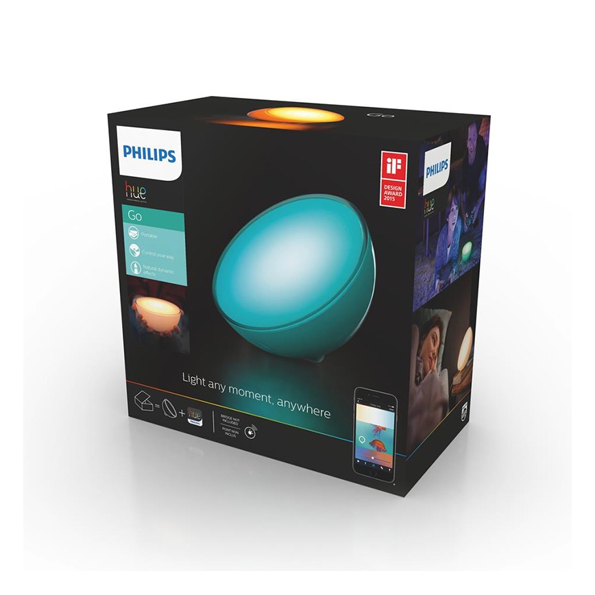 Philips 71460/60/PH - Stolna svjetiljka za prigušivanje HUE GO 1xLED/6W/RGB