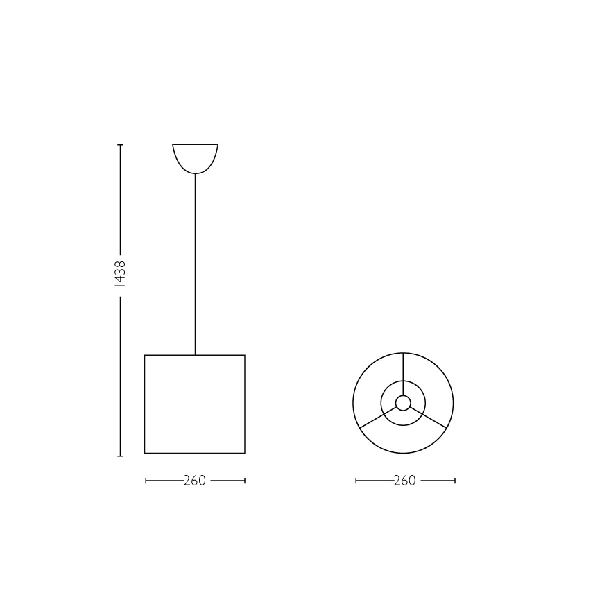 Philips - LED Dječji luster 1xE27/23W/230V