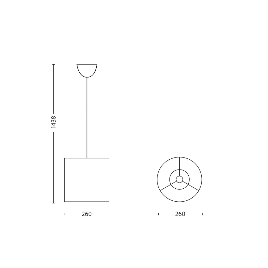 Philips - Dječji luster 1xE27/23W/230V