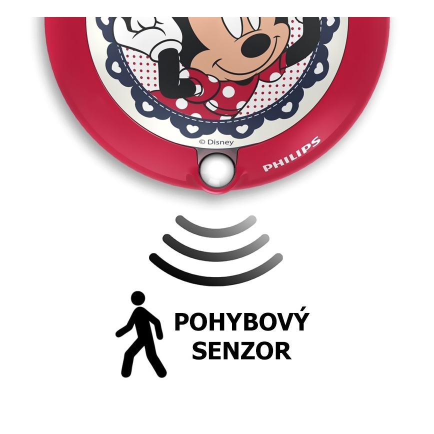 Philips 71766/31/16 - Dječja orientacijska LED svjetiljka DISNEY MINNIE LED/0,06W/3V