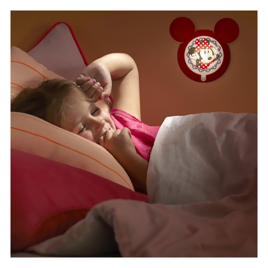 Philips 71766/31/16 - Dječja orientacijska LED svjetiljka DISNEY MINNIE LED/0,06W/3V