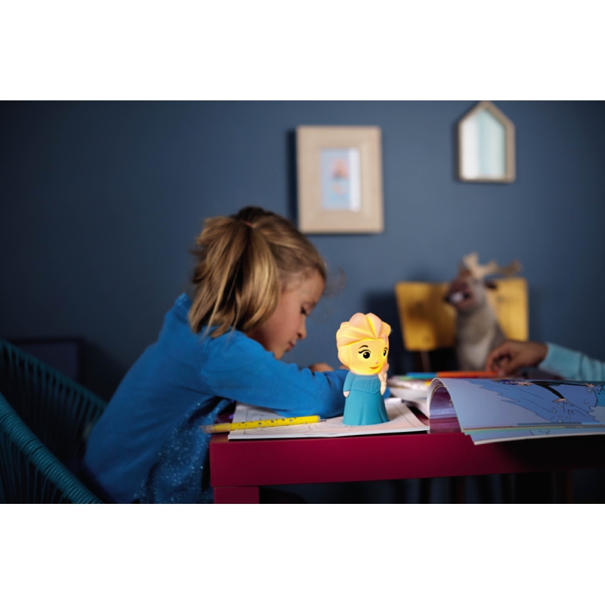 Philips 71768/03/16 - LED dječja lampa DISNEY ELSA 1xLED/0,3W/3V