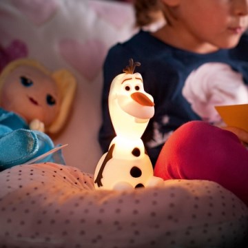 Philips 71768/08/16 - LED dječja svjetiljka DISNEY FROZEN OLAF LED/0,3W/2xAAA snjegović