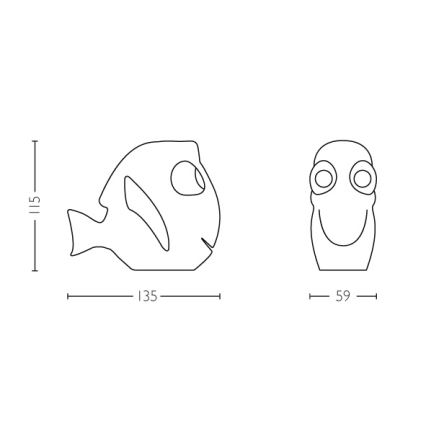 Philips - Dječja LED lampa 1xLED/0,3W/3V