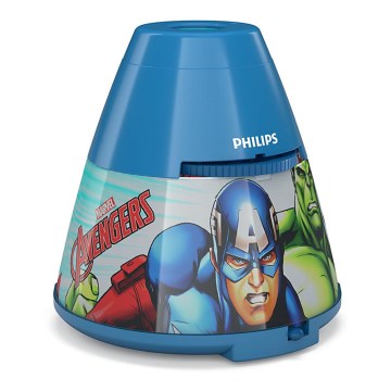 Philips 71769/35/P0 - LED Dječji projektor MARVEL AVENGERS 1xLED/0,1W/3xAA