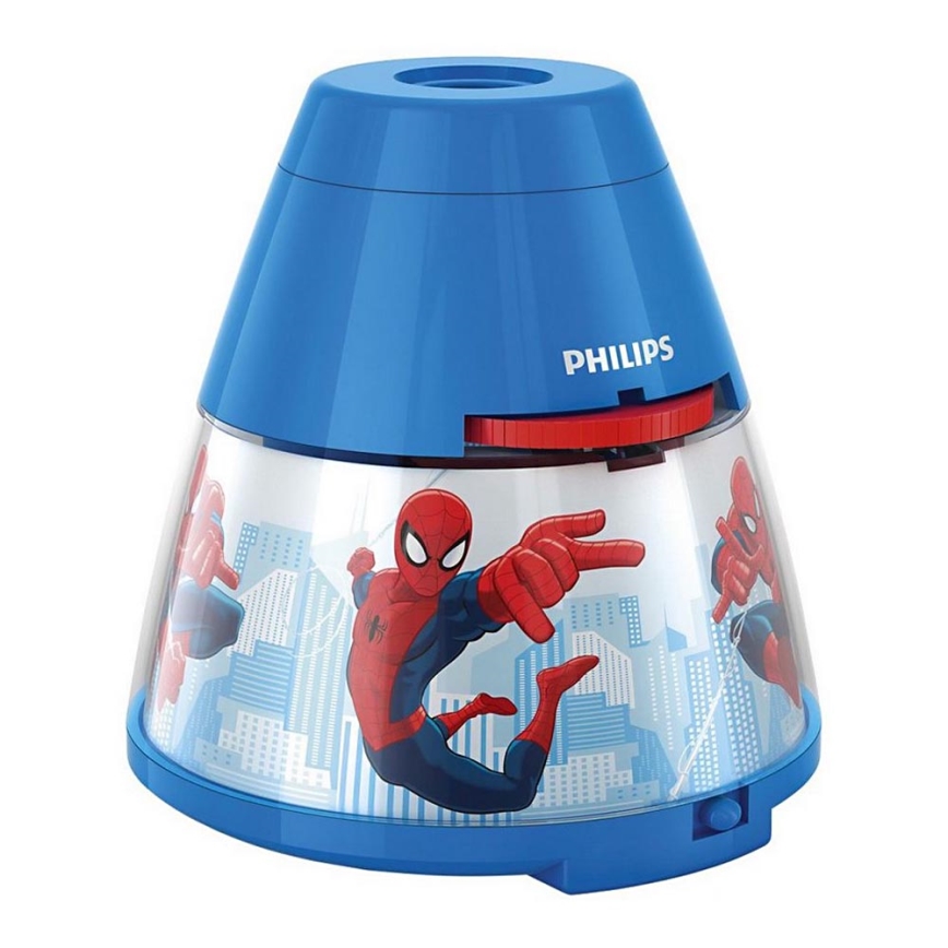 Philips 71769/40/16 - LED Dječji projektor MARVEL SPIDER MAN LED/0,1W/3xAA