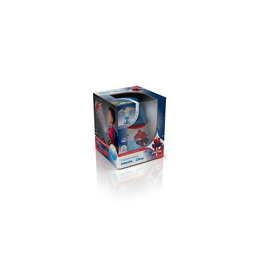 Philips 71769/40/16 - LED Dječji projektor MARVEL SPIDER MAN LED/0,1W/3xAA