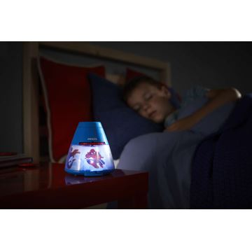 Philips 71769/40/16 - LED Dječji projektor MARVEL SPIDER MAN LED/0,1W/3xAA