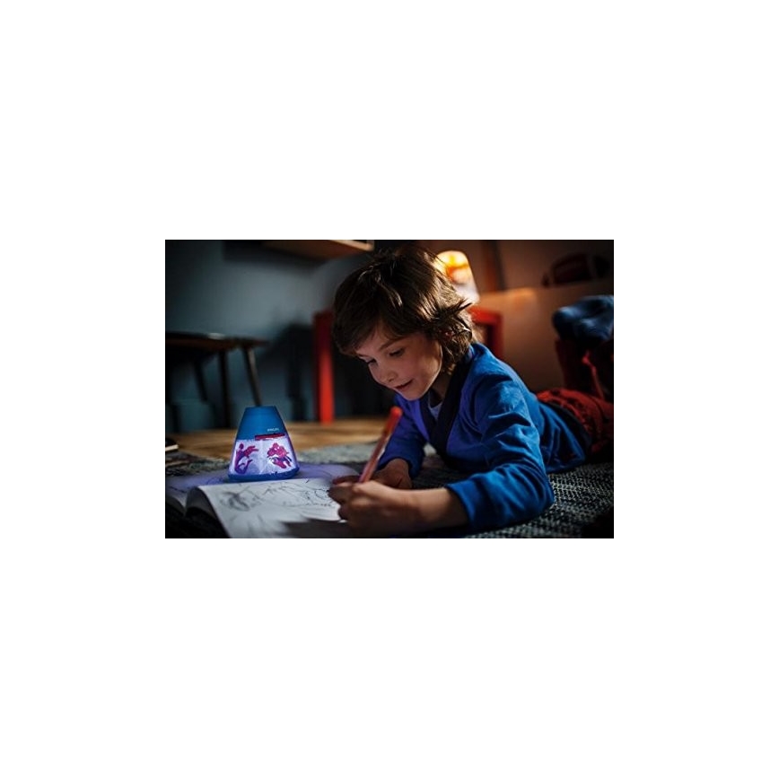 Philips 71769/40/16 - LED Dječji projektor MARVEL SPIDER MAN LED/0,1W/3xAA