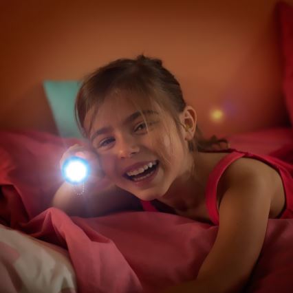 Philips 71788/08/16 - LED Dječja svjetiljka i projektor DISNEY FROZEN LED/3xLR44