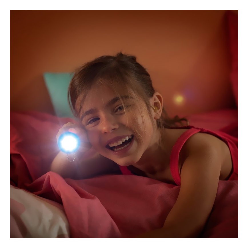 Philips 71788/08/16 - LED Dječja svjetiljka i projektor DISNEY FROZEN LED/3xLR44