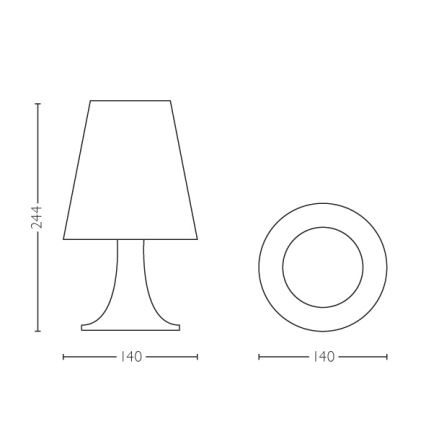 Philips - LED Dječja stolna lampa LED/2,3W/230V