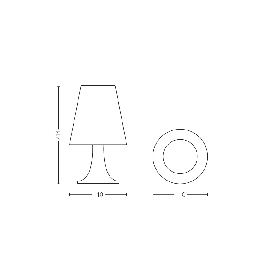 Philips - LED Dječja stolna lampa LED/2,3W/230V