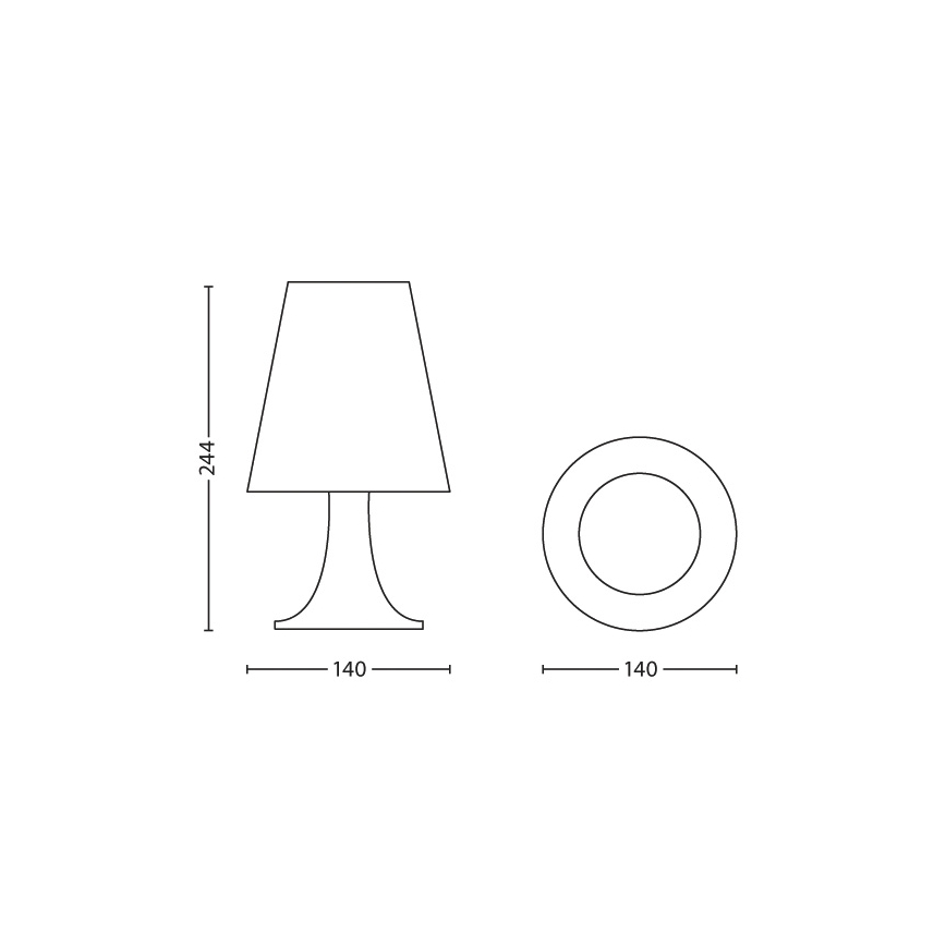 Philips - LED Dječja stolna lampa 1xLED/2,3W/230V