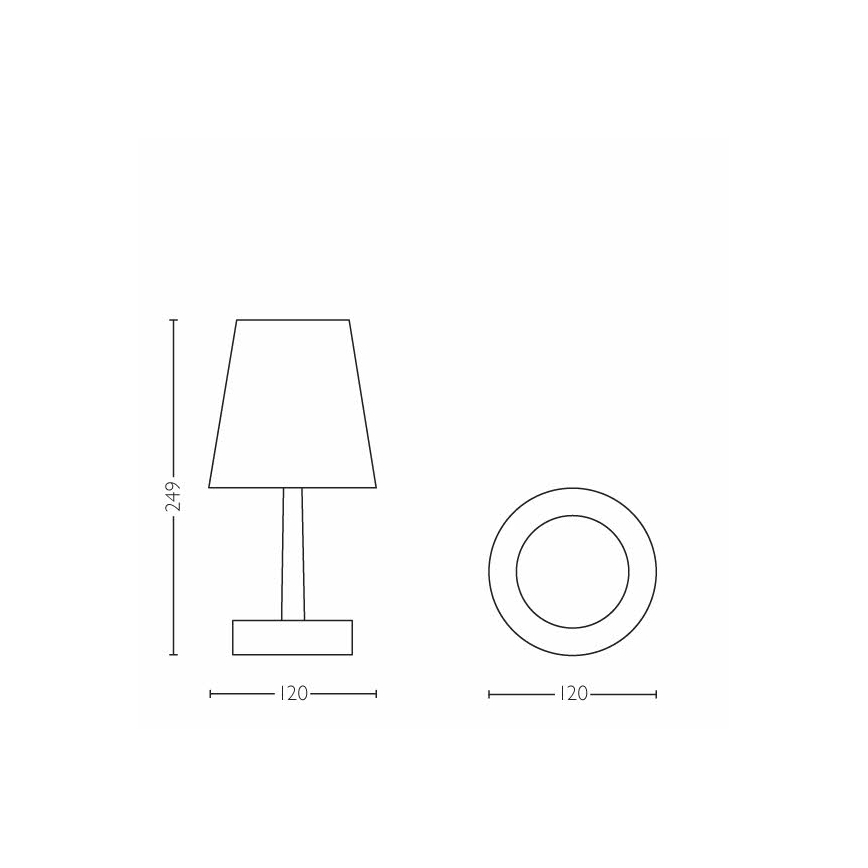 Philips - LED Dječja stolna lampa 1xLED/0,6W/3xAA