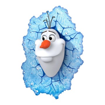 Philips 71801/08/16 - LED Dječja zidna 3D svjetiljka DISNEY FROZEN OLAF LED/3xAA
