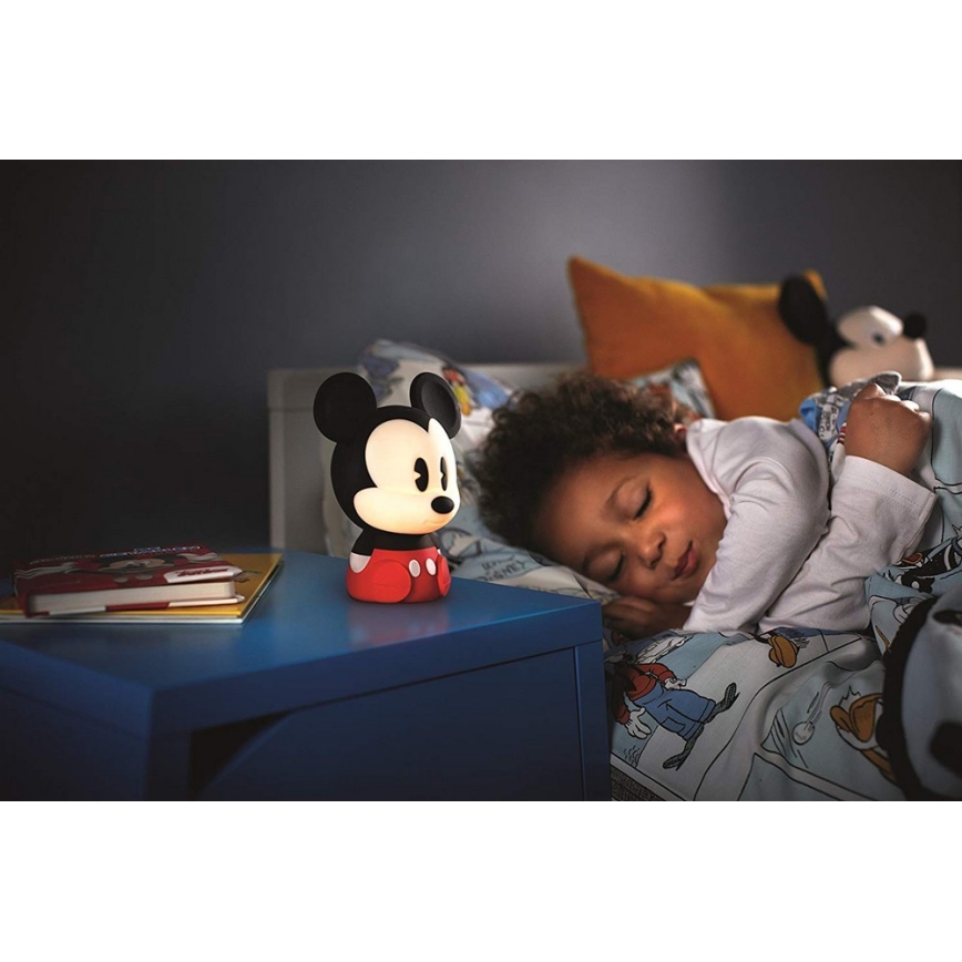 Philips 71883/30/PO - LED Dječja lampa DISNEY MICKEY MOUSE LED/0,1W/USB