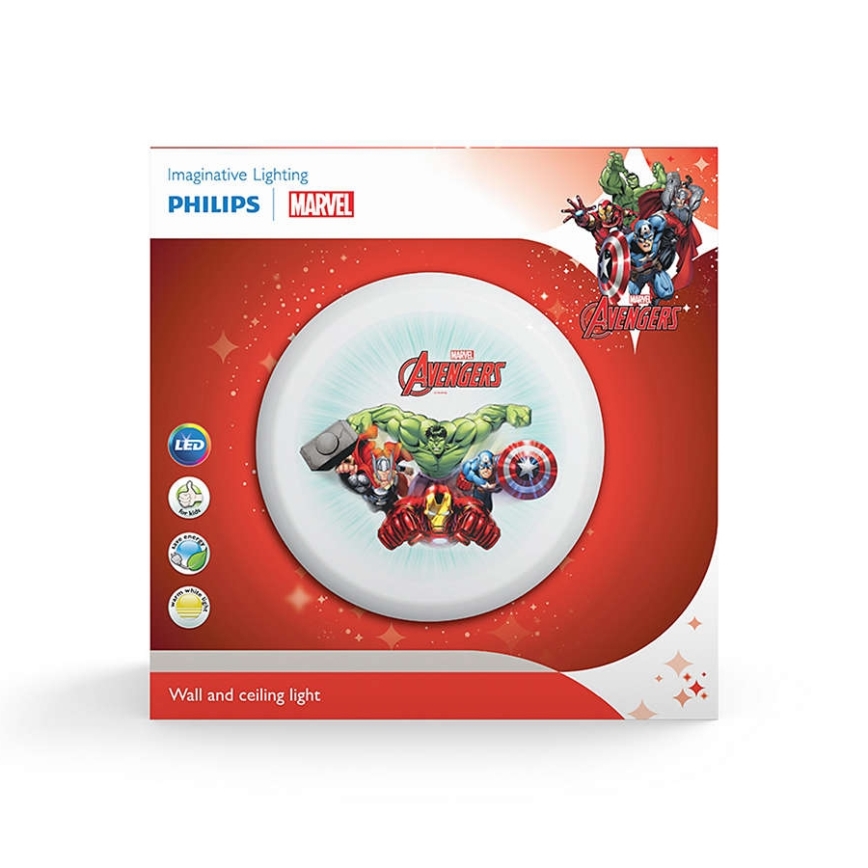 Philips 71884/35/P0 - LED Dječja zidna svjetiljka AVENGERS 4xLED/2,5W/230V