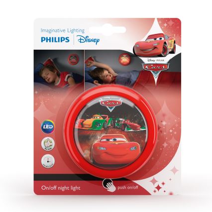 Philips 71924/32/16 - LED dječja dodirna svjetiljka DISNEY CARS LED/0,3W/2xAA