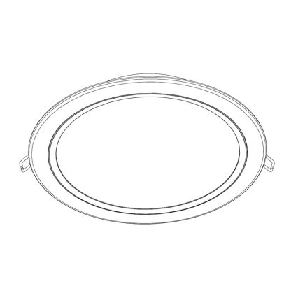 Philips - LED Ugradbena svjetiljka 1xLED/20W/230V