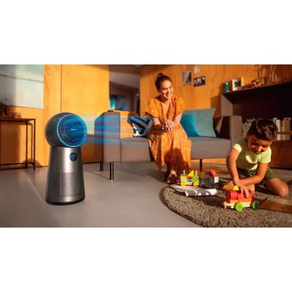 Philips AMF220/15 - Pročišćivač zraka, ventilator i grijač 3u1 SERIES 2000 230V + daljinski upravljač