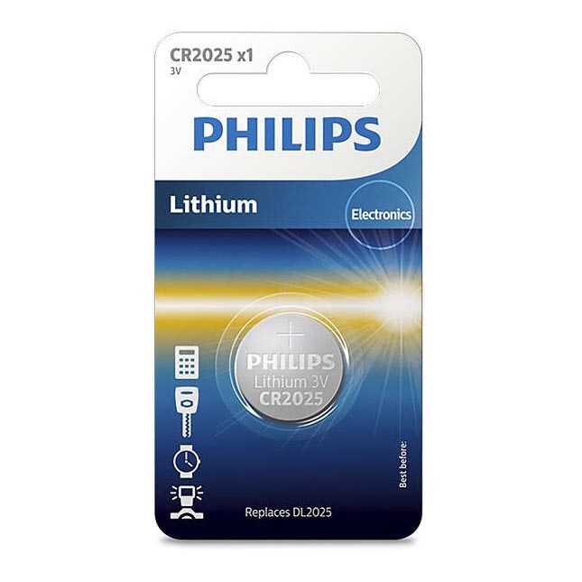 Philips CR2025/01B - Litijska baterija CR2025 MINICELLS 3V 165mAh