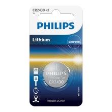Philips CR2430/00B - Litijska gumbasta baterija CR2430 MINICELLS 3V 300mAh