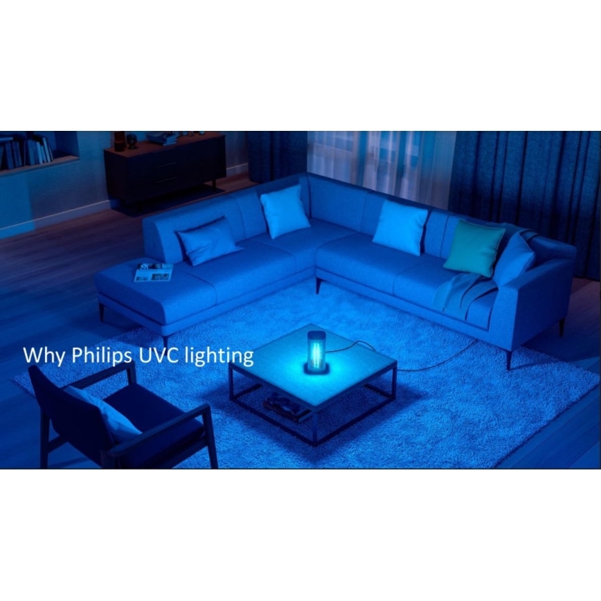 Philips - Dezinfekcijska germicidna lampa sa senzorom UV-C/24W/230V