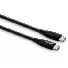 Philips DLC5206C/00 - USB kabel USB-C 3.0 konektor 2m crna/siva