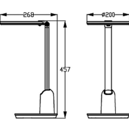 Philips - LED stolna lampa s dodirnim prigušivačem EINSTEIN SCENE SWITCH LED/15W/230V 2800/4000/5100K CRI94