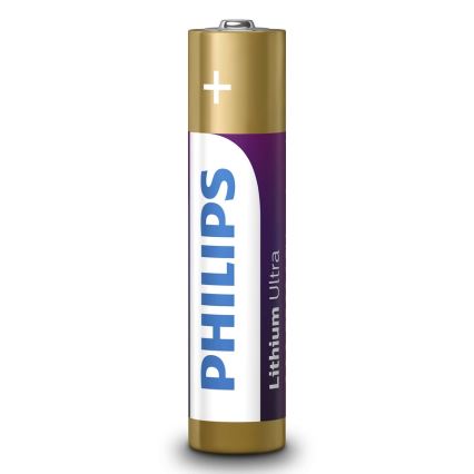 Philips FR03LB4A/10 - 4 kmd Litijska baterija AAA LITHIUM ULTRA 1,5V 800mAh