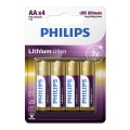 Philips FR6LB4A/10 - 4 komada litijskih baterija AA LITHIUM ULTRA 1,5V 2400mAh