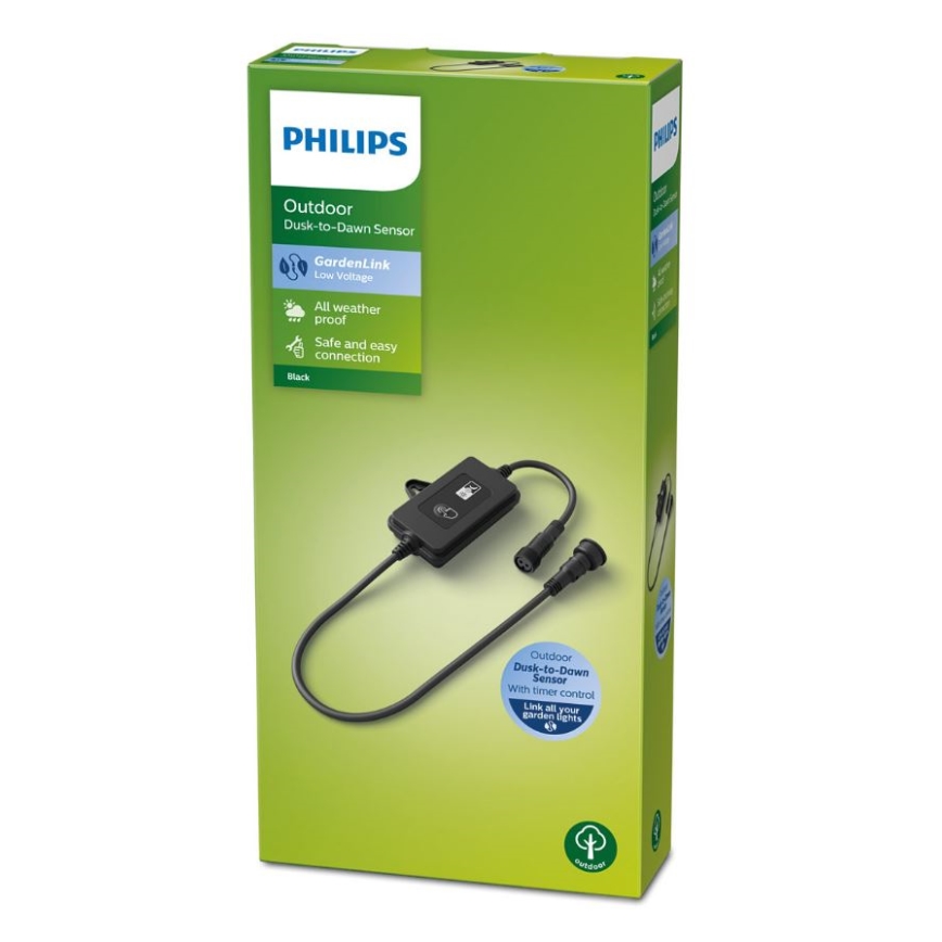 Philips - Vanjski sumrak senzor s tajmerom IP44