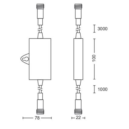 Philips - Vanjski sumrak senzor s tajmerom IP44