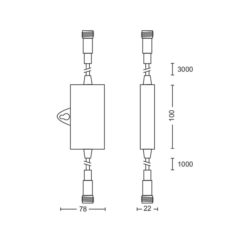 Philips - Vanjski sumrak senzor s tajmerom IP44