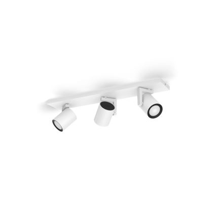 Philips - LED RGBW prigušivo ugradbeno svjetlo Hue ARGENTA 3xGU10/4,2W/230V 2000-6500K