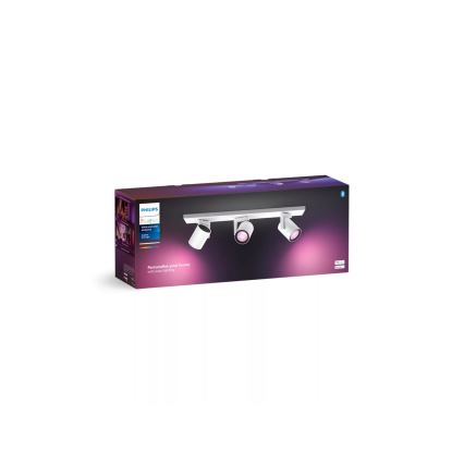 Philips - LED RGBW prigušivo ugradbeno svjetlo Hue ARGENTA 3xGU10/4,2W/230V 2000-6500K