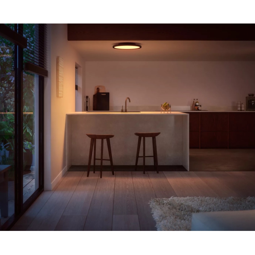 Philips - LED stropna svjetiljka s prigušivanjem Hue AURELLE LED/24,5W/230V + daljinski upravljač