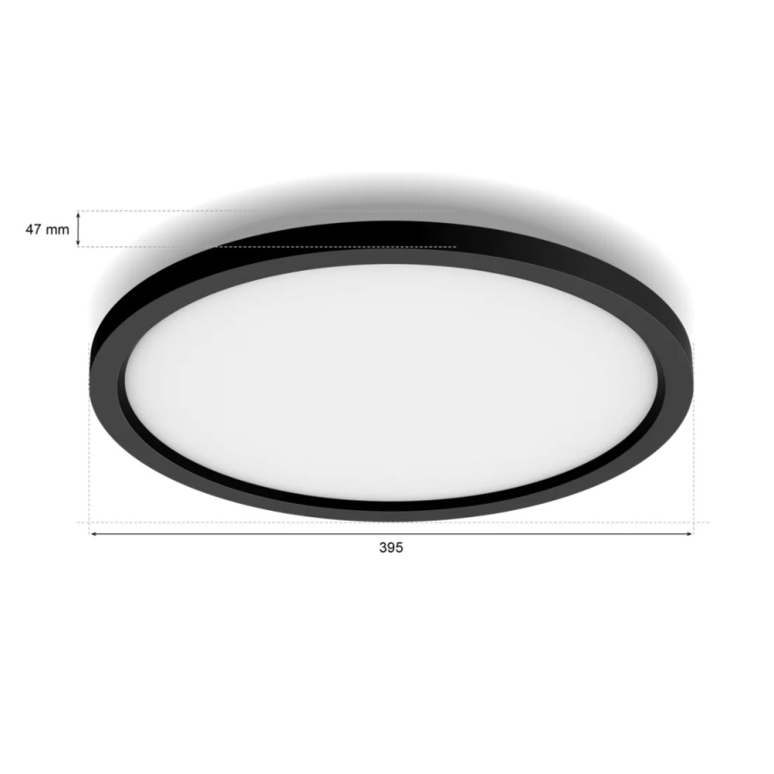 Philips - LED stropna svjetiljka s prigušivanjem Hue AURELLE LED/24,5W/230V + daljinski upravljač