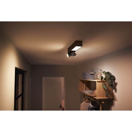 Philips - LED RGBW prigušivo ugradbeno svjetlo Hue CENTRIS LED/11W/230V + 2xGU10/5,7W