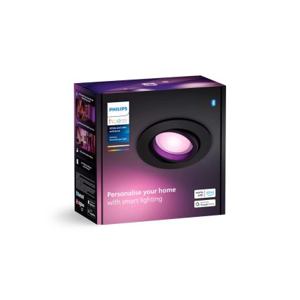 Philips - LED RGBW prigušivo ugradbeno svjetlo Hue CENTURA 1xGU10/4,2W/230V 2000-6500K