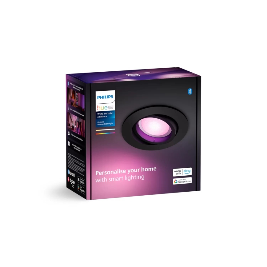 Philips - LED RGBW prigušivo ugradbeno svjetlo Hue CENTURA 1xGU10/4,2W/230V 2000-6500K