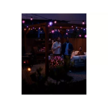 Philips - Hue FESTAVIA vanjska RGBW LED girlanda s mogućnošću prigušivanja, 10 × LED, 7 m, IP65