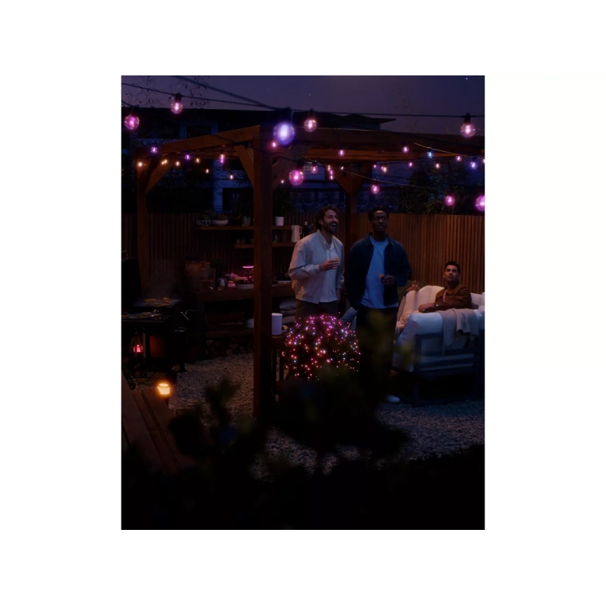 Philips - Hue FESTAVIA vanjska RGBW LED girlanda s mogućnošću prigušivanja, 10 × LED, 7 m, IP65