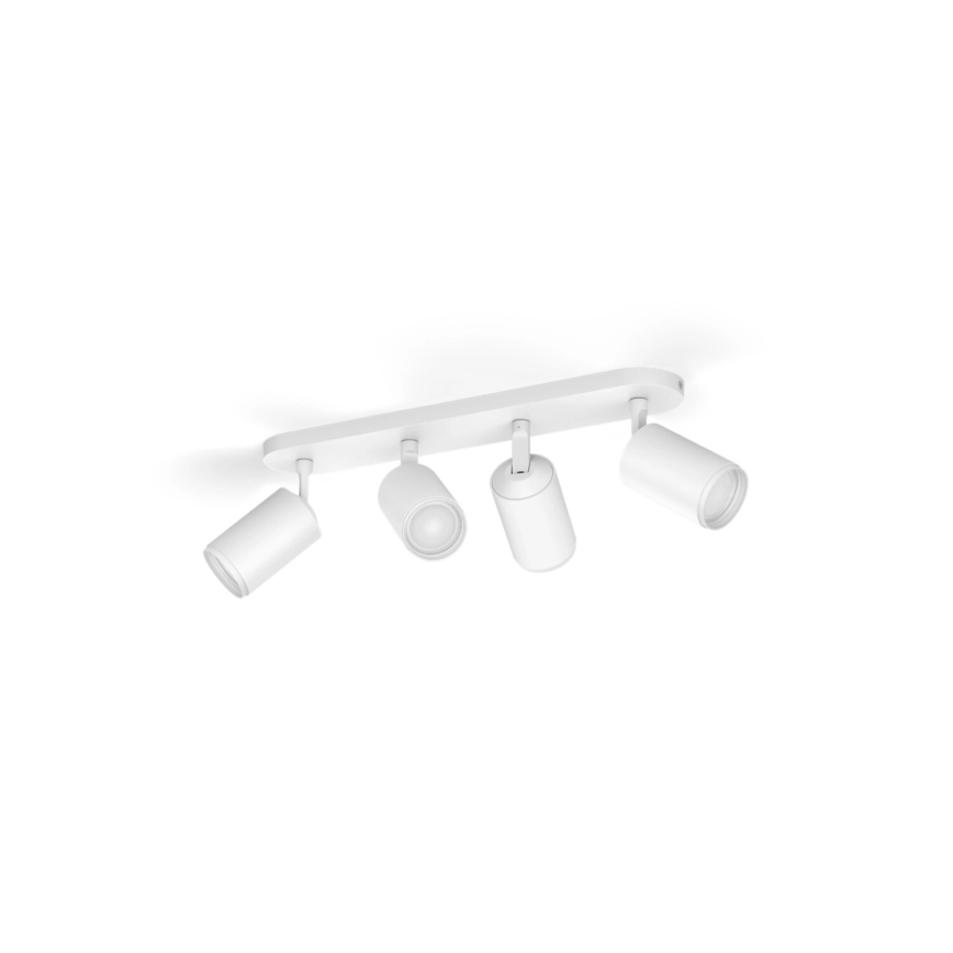 Philips - LED RGBW prigušivo ugradbeno svjetlo Hue FUGATO 4xGU10/4,2W/230V 2000-6500K bijela