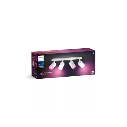 Philips - LED RGBW prigušivo ugradbeno svjetlo Hue FUGATO 4xGU10/4,2W/230V 2000-6500K bijela