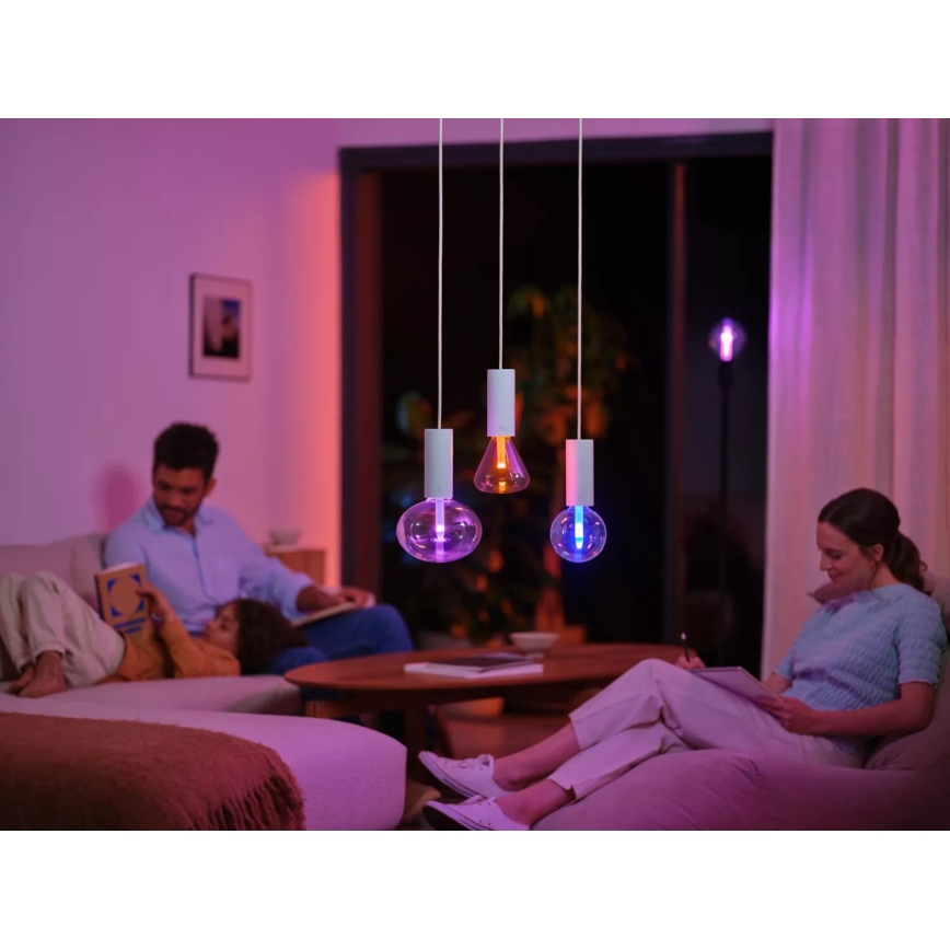 LED RGBW prigušivača Philips Hue White And Color Ambiance G125 E27/6,8W/230V 2000-6500K