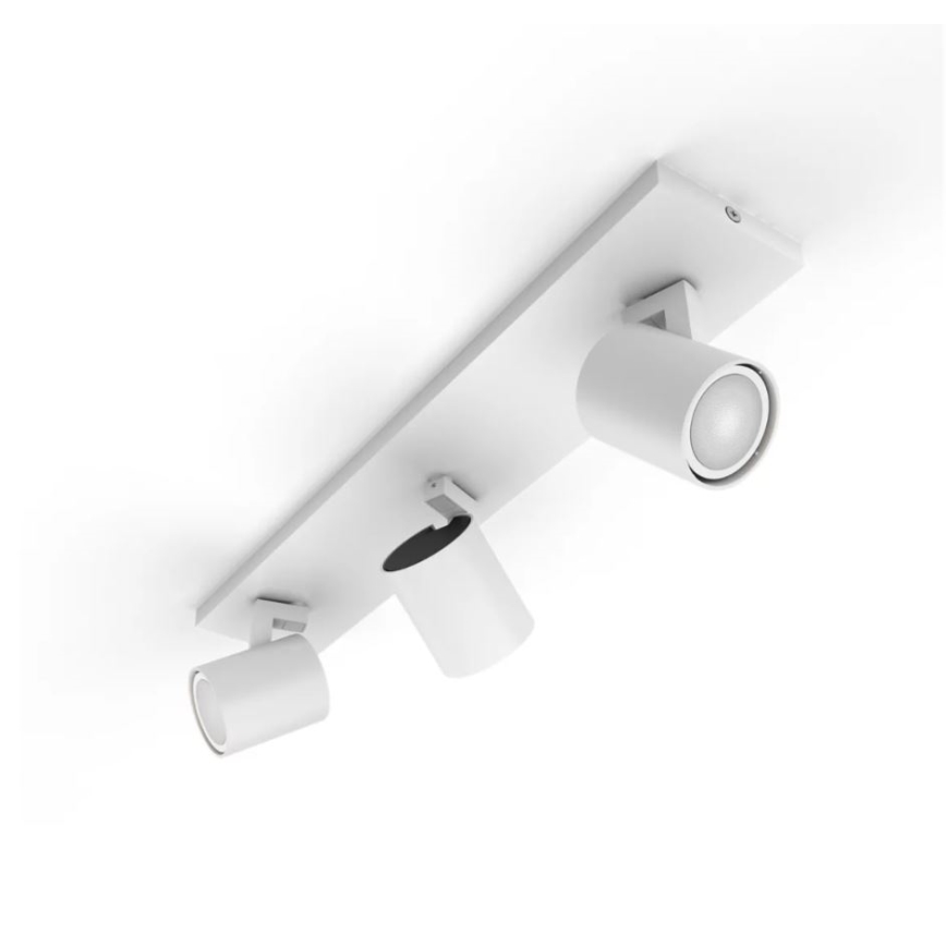 Philips - LED prigušivo reflektorsko svjetlo Hue RUNNER 3xGU10/4,2W/230V 2200-6500K + daljinski upravljač bijela