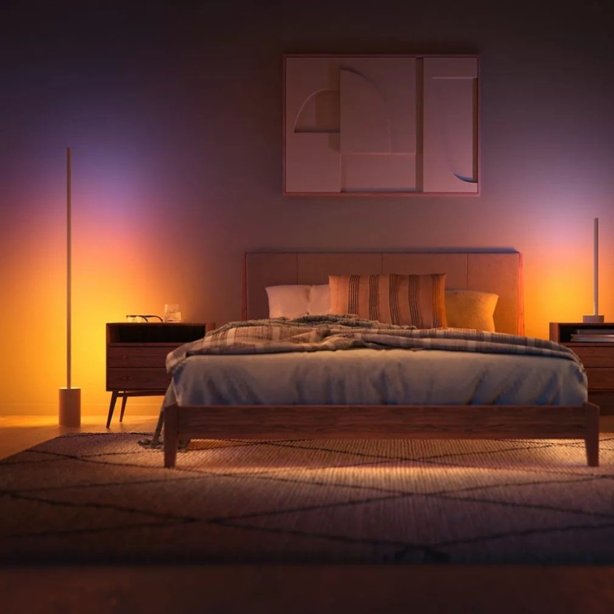 Philips - LED RGBW Dimabilna podna lampa Hue SIGNE LED/29W/230V 2000-6500K bež boja